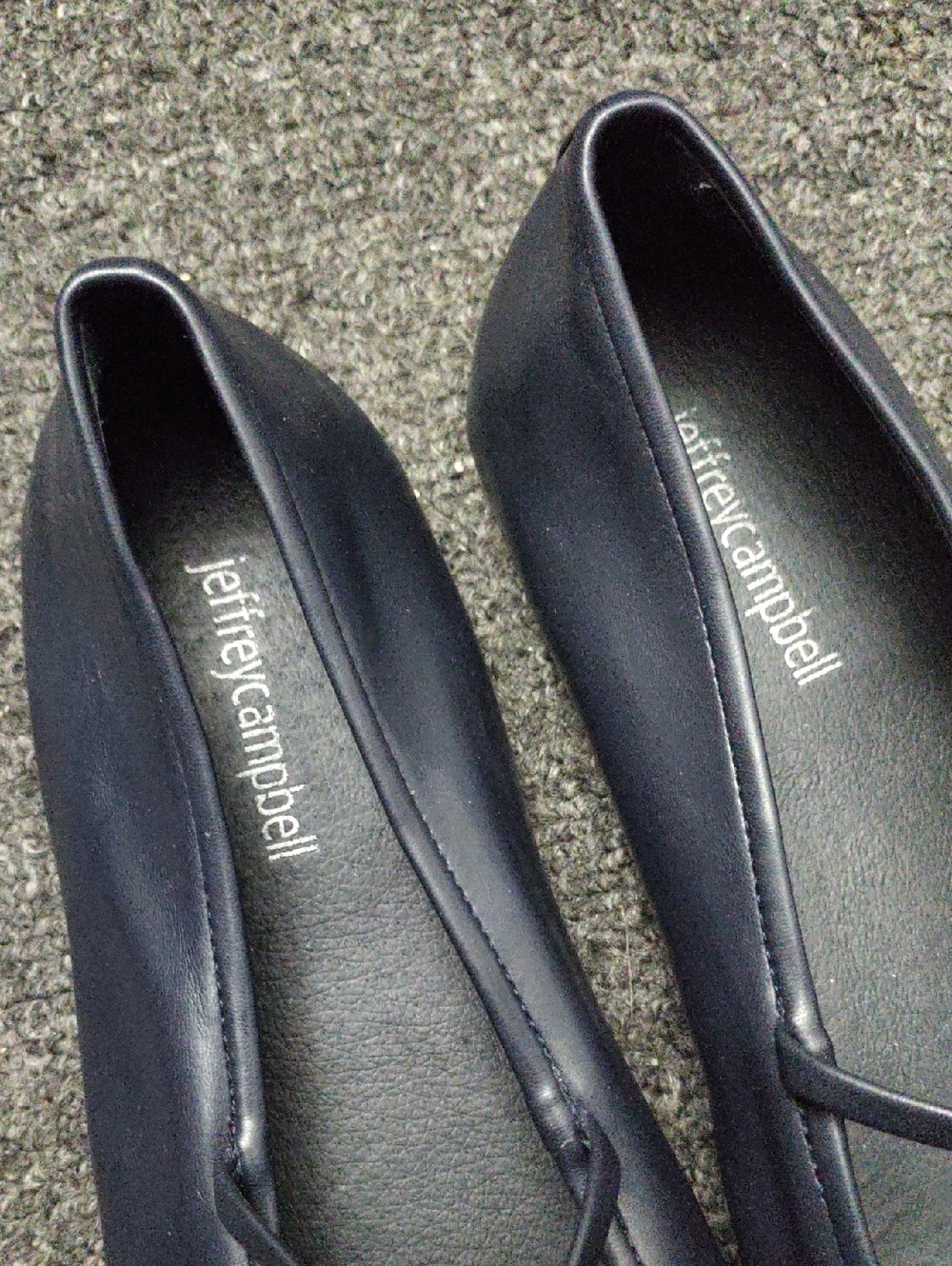 Jeffrey Campbell Navy Mary Jane Flats - Picture 5 of 12